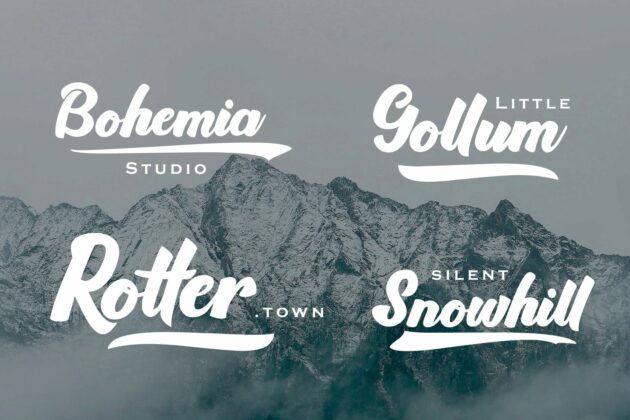 Rawhill - Bold Script Font Poster 4