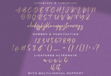 Resttu Pagi - Handwritten Font Poster 1