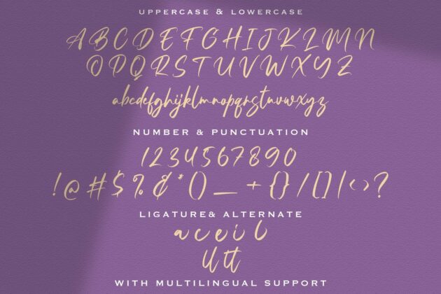 Resttu Pagi - Handwritten Font Poster 1