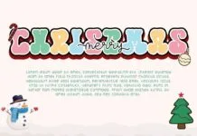 Retro Christmas - Font Duo Poster 1