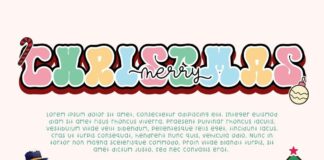 Retro Christmas - Font Duo Poster 1