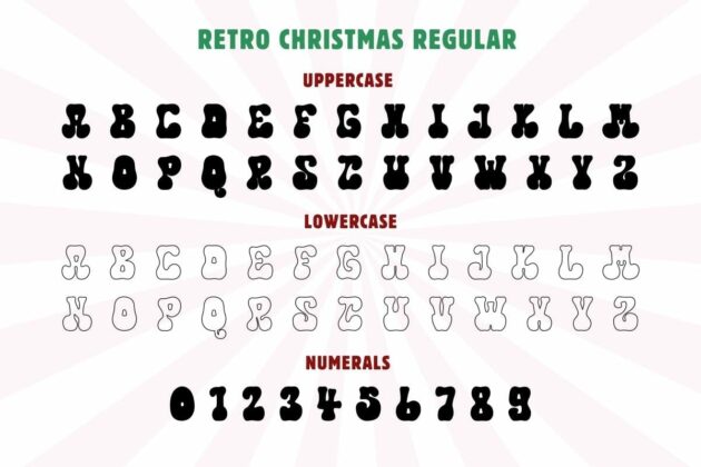 Retro Christmas - Font Duo Poster 7