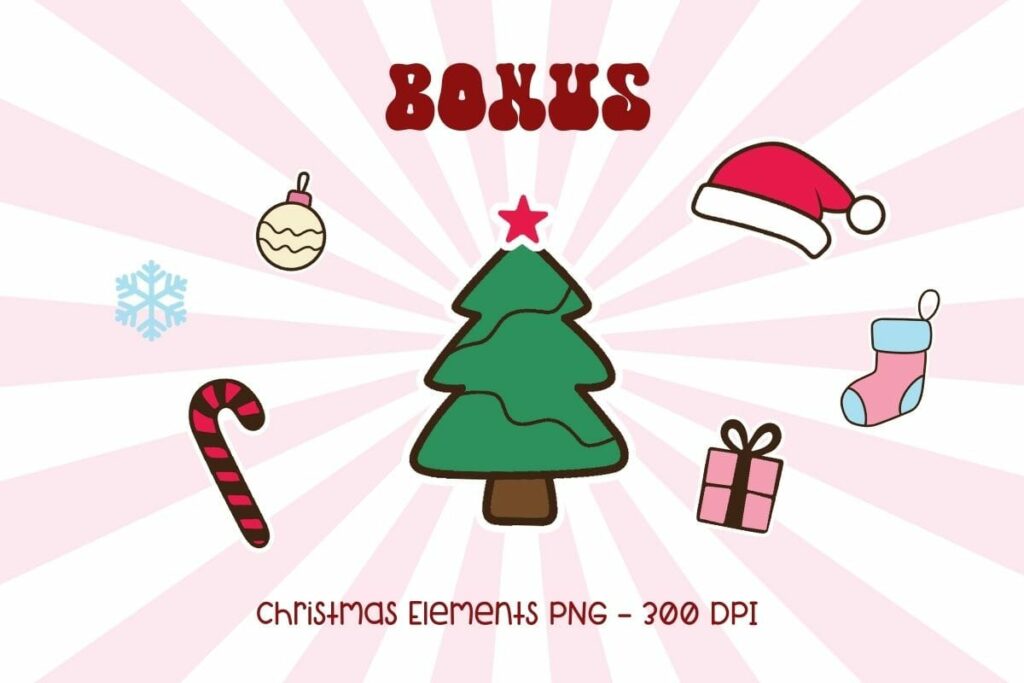 Retro Christmas - Font Duo Poster 8