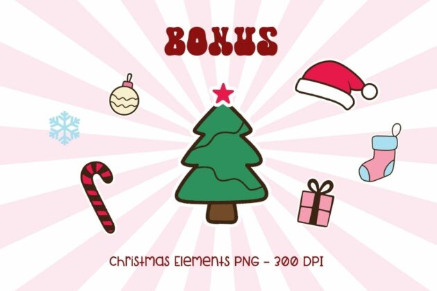 Retro Christmas - Font Duo Poster 8