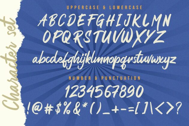 Rezojas - Bold Script Font Poster 3