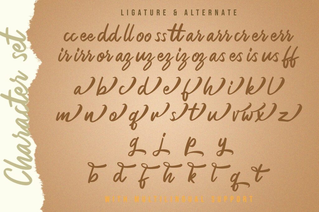Rezojas - Bold Script Font Poster 8