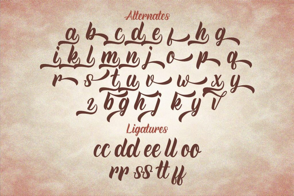 Rineghan - Bold Script Font Poster 1