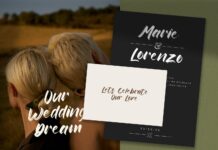 Rinjany - Textured Brush Font Poster 1