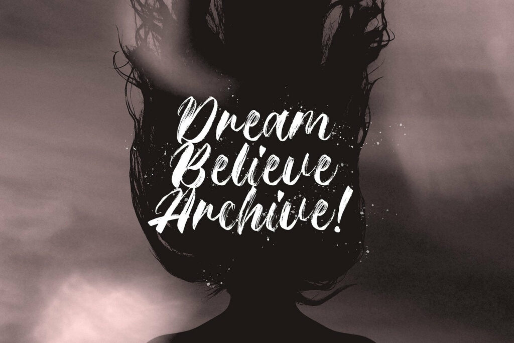 Riqage - Textured Brush Font Poster 8