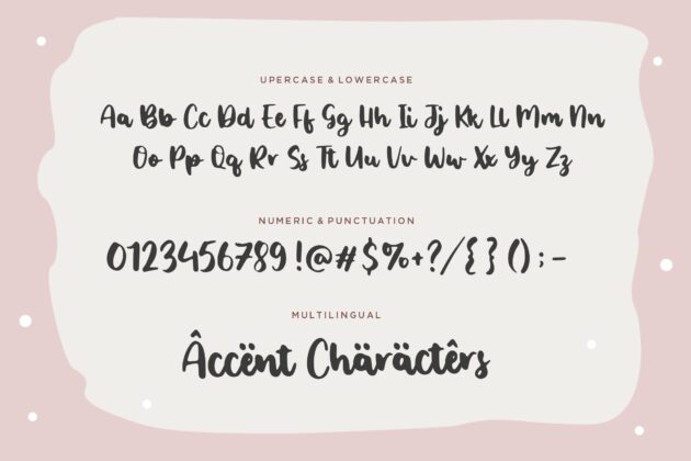 Romantic Knight Handwritten Script Font Poster 5