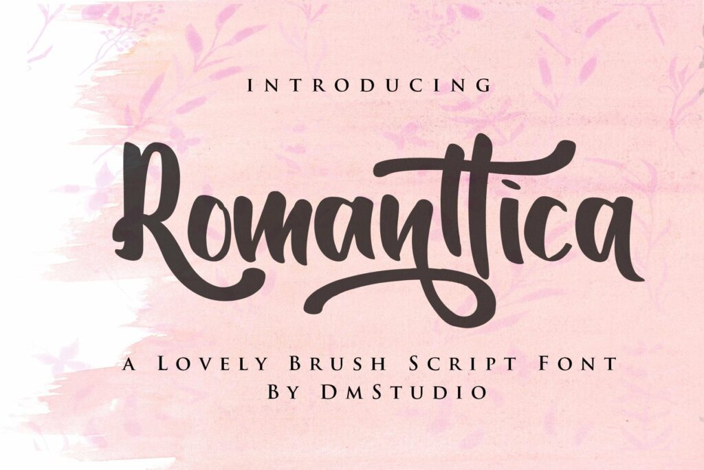 Romanttica - Modern Script Brush Font Poster 10