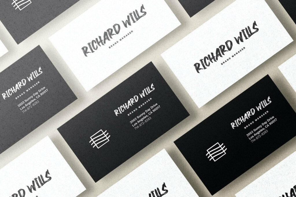 Ronald Charis - Textured Brush Font Poster 1
