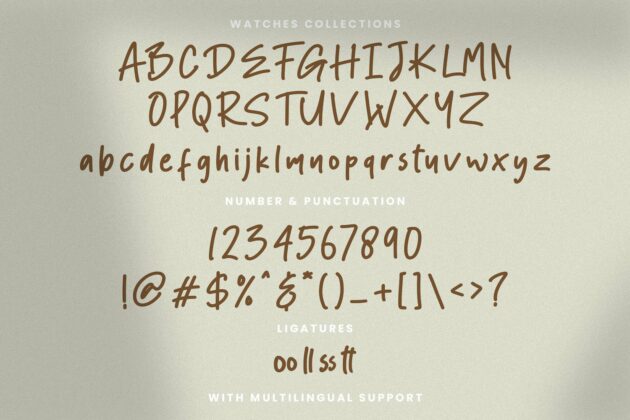 Ronald Flick - Handwritten Font Poster 3