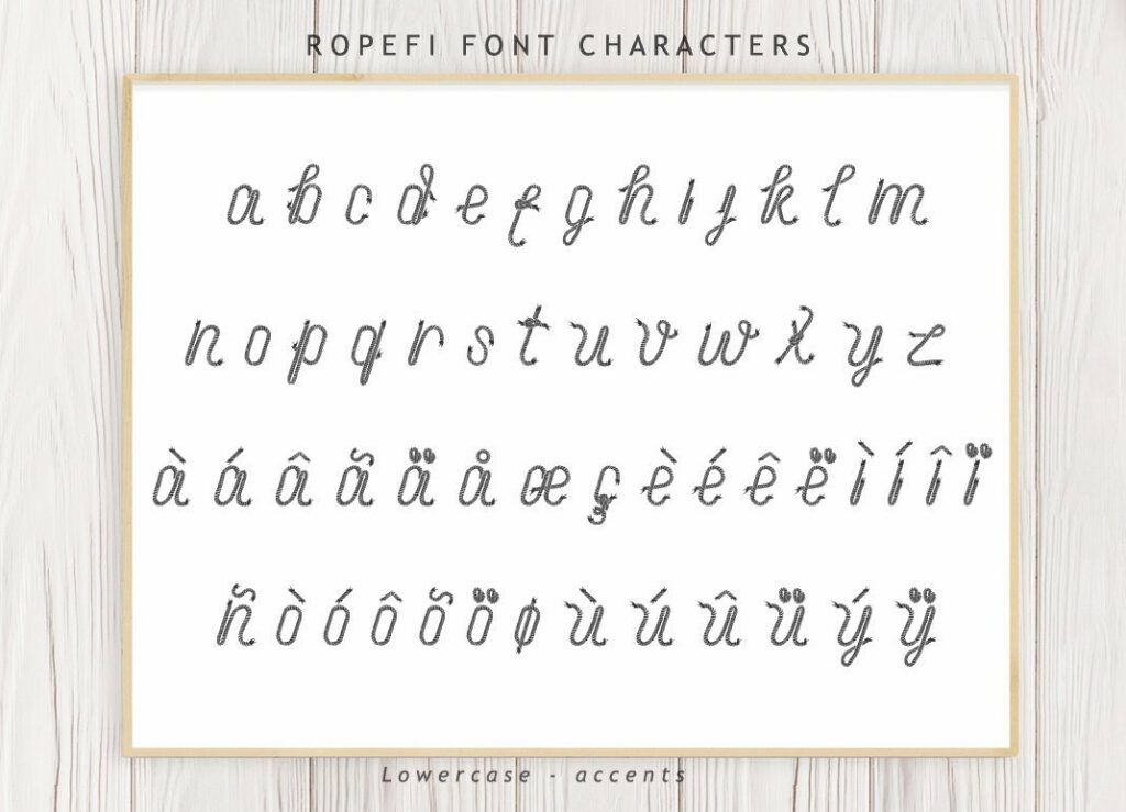 Ropefi Font Poster 3
