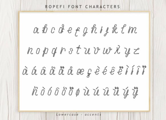 Ropefi Font Poster 3