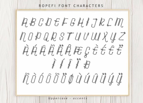Ropefi Font Poster 9