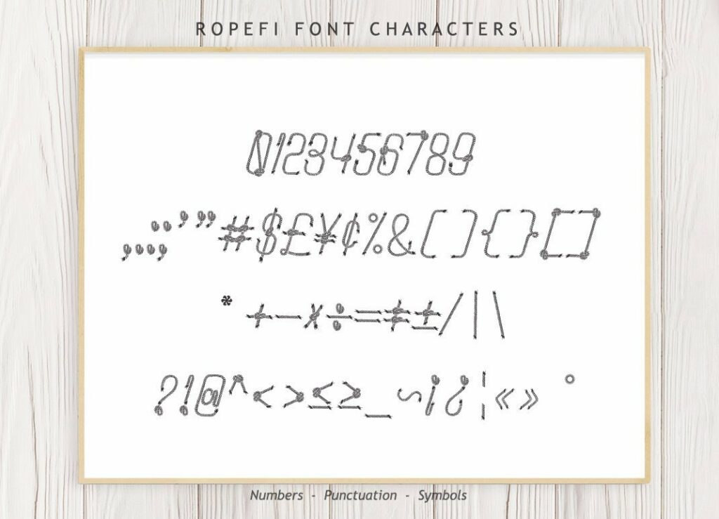 Ropefi Font Poster 10