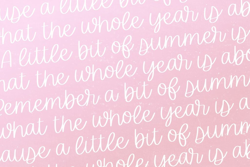 Rosehip Script Brush Handwritten Font Poster 1
