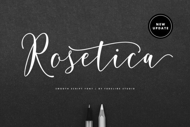 Rosetica Smooth Script Poster 2