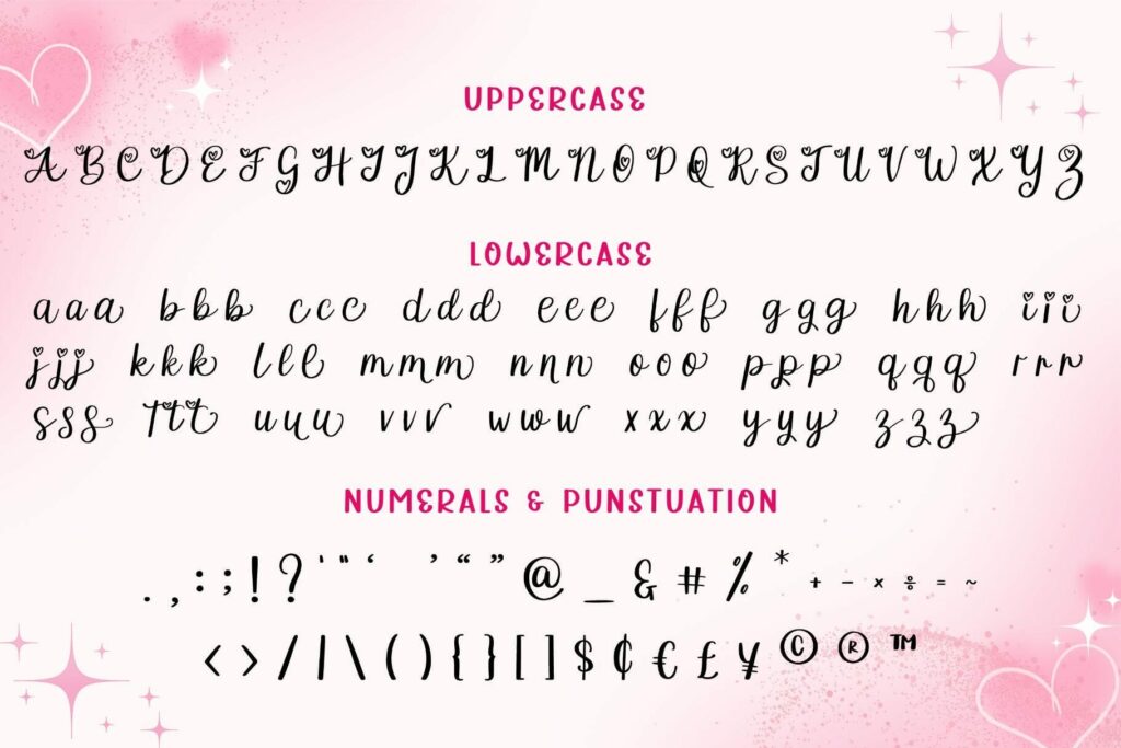 Rosique - Script Font Poster 4