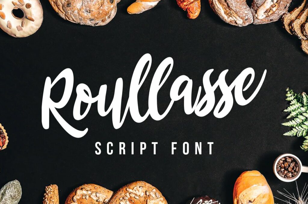 Roullasse - Handwritten font Poster 1
