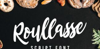 Roullasse - Handwritten font Poster 1