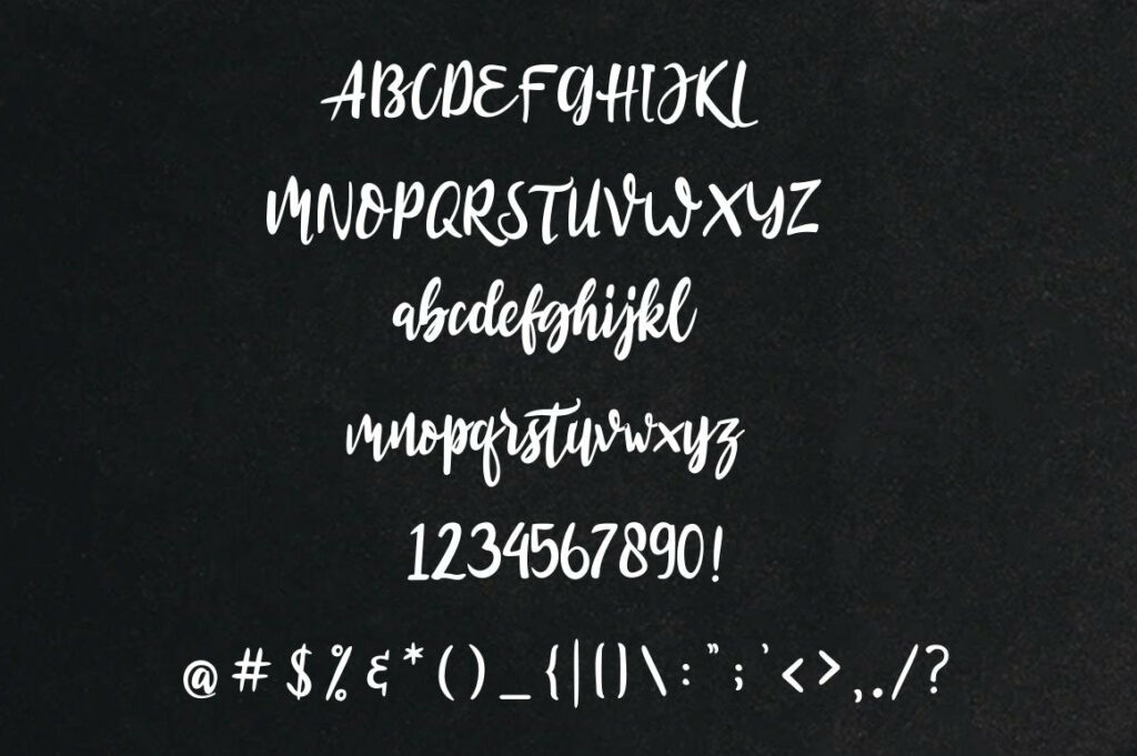 Roullasse - Handwritten font Poster 7