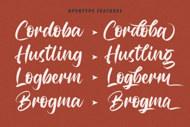 Rubeyma - Bold Script Font Poster 2