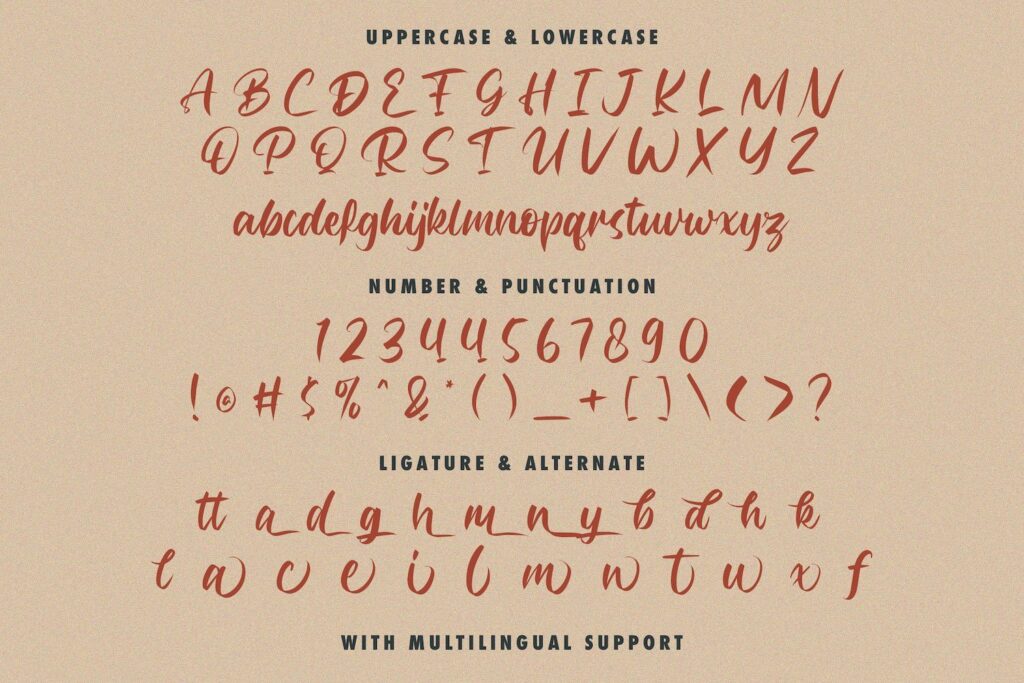 Rubeyma - Bold Script Font Poster 3