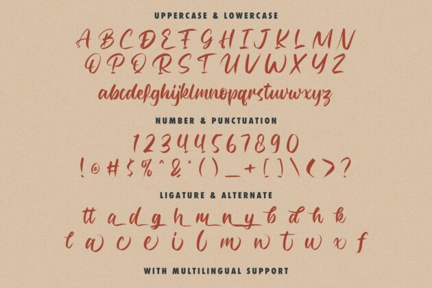 Rubeyma - Bold Script Font Poster 3