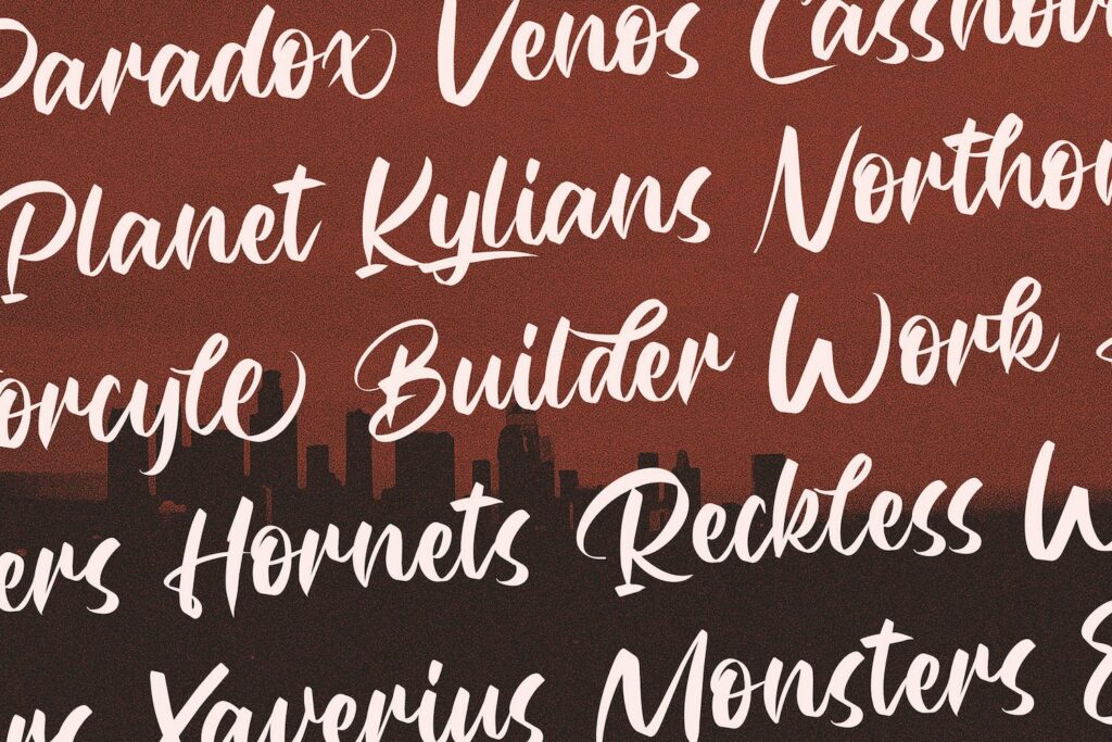Rubeyma - Bold Script Font Poster 8