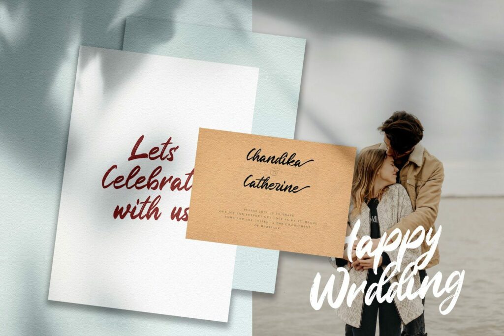 Rugani Payne - Textured Brush Font Poster 1