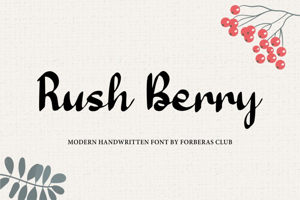 Rush Berry Poster 4
