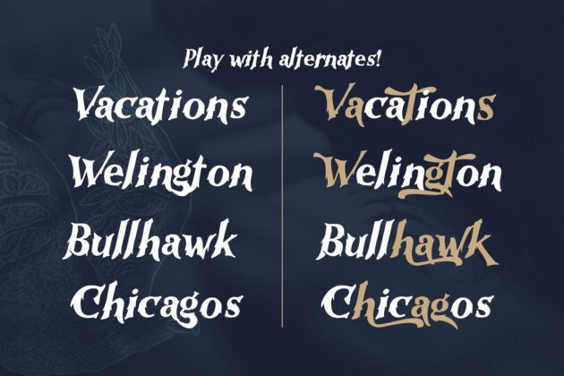 Rutmag Sugan - Decorative Display Font Poster 4