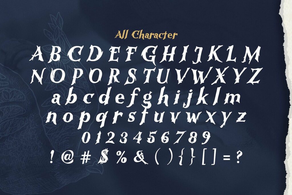 Rutmag Sugan - Decorative Display Font Poster 6