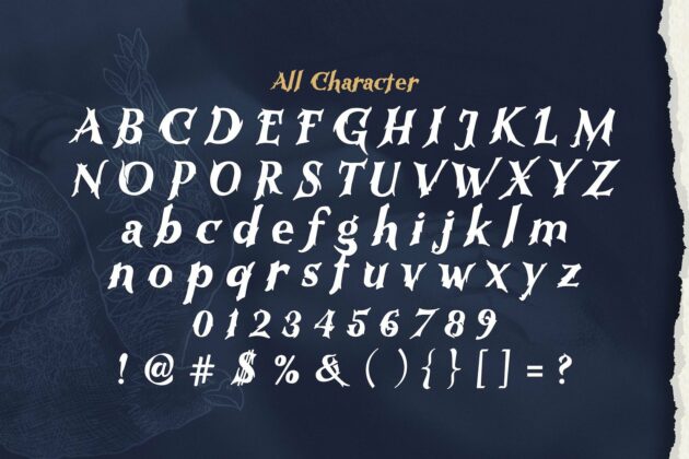 Rutmag Sugan - Decorative Display Font Poster 6