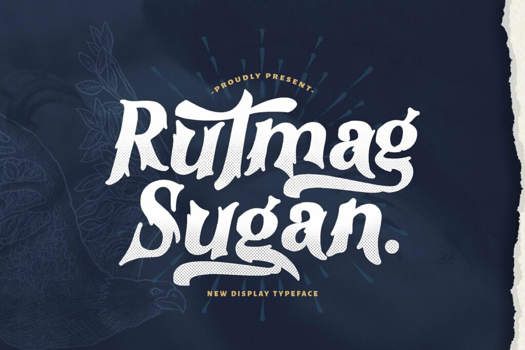 Rutmag Sugan - Decorative Display Font Poster 10