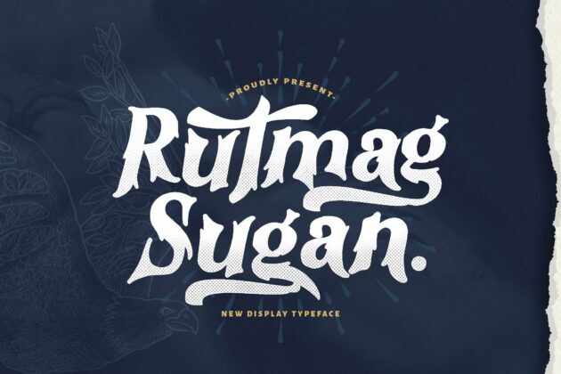 Rutmag Sugan - Decorative Display Font Poster 10