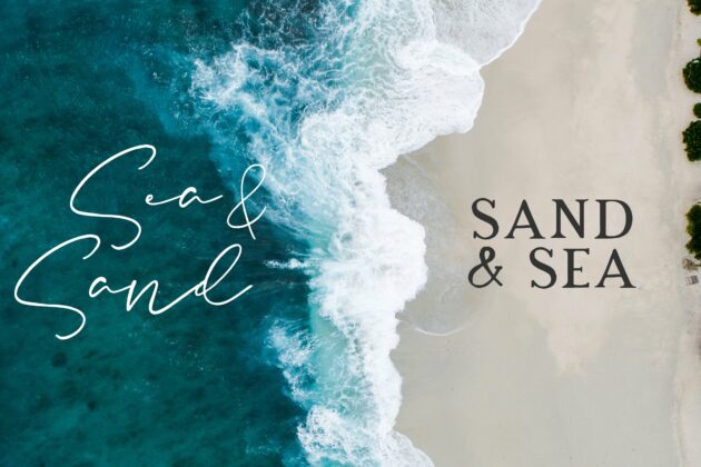 Sands Tropical Font Duo (Craft Fonts, Handwritten Fonts, Font Duos, Wedding Fonts) Poster 3