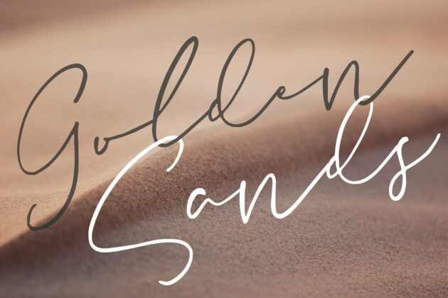 Sands Tropical Font Duo (Craft Fonts, Handwritten Fonts, Font Duos, Wedding Fonts) Poster 6