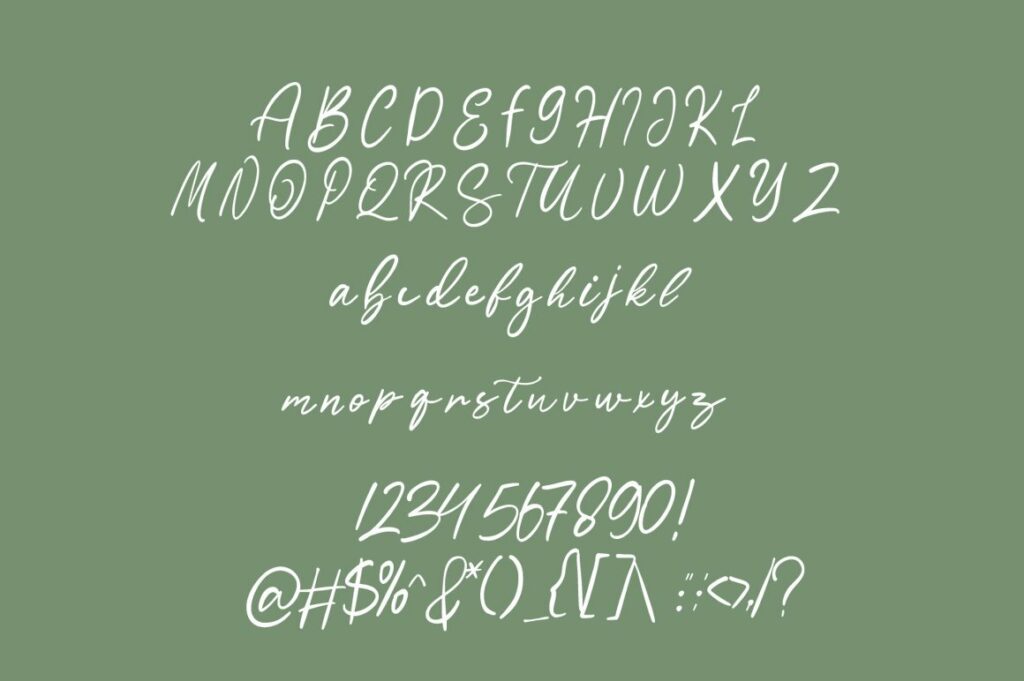 Sartadi Script Font Poster 6