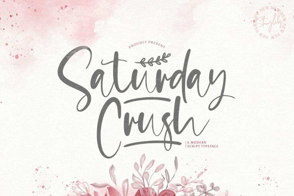 Saturday Crush - Handwritten Font Poster 3