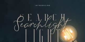Searchlight - font trio Poster 1
