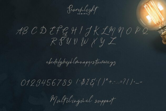 Searchlight - font trio Poster 4