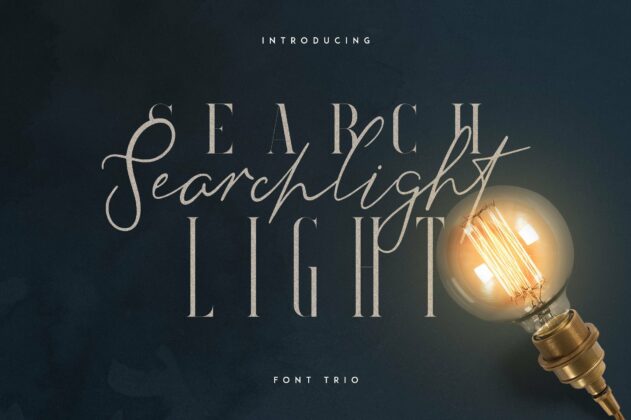 Searchlight - font trio Poster 10
