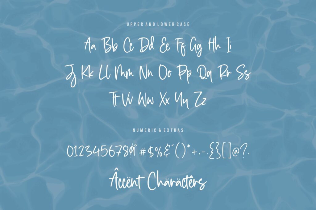 Seaside Modern Handwritten Font Poster 2