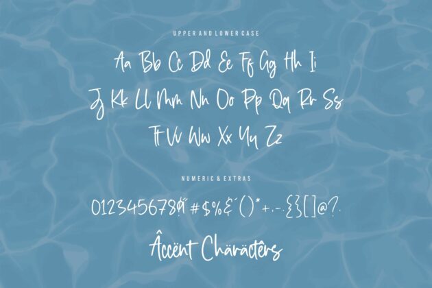 Seaside Modern Handwritten Font Poster 2