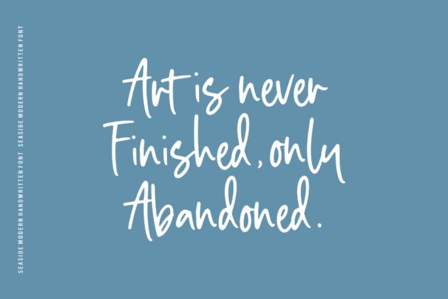 Seaside Modern Handwritten Font Poster 3