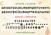 Season Holidays Font Trio Poster 1