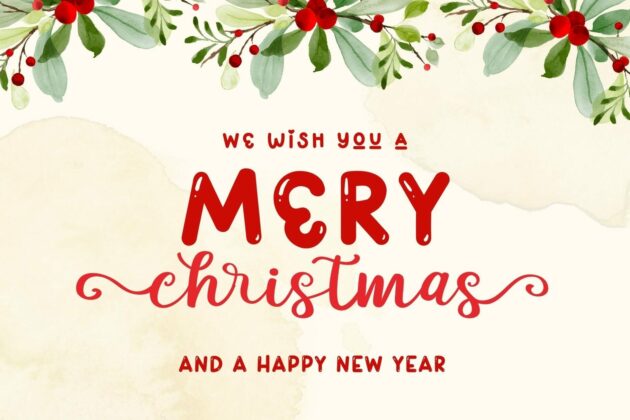 Season Holidays Font Trio Poster 8